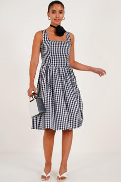 Madison gingham dress - Western Era Dresses for women