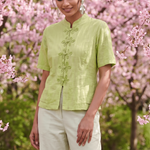 Meiolin Neon Green Top with Straight Fit Trouser Cordset - Western Era Co - ord set for women