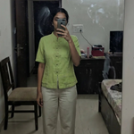 Meiolin Neon Green Top with Straight Fit Trouser Cordset - Western Era Co - ord set for women