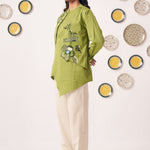Moss Meadow Embellished Drape Tunic Set - Western Era Co - ord set for women