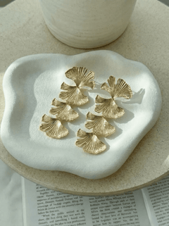 Multi Leaf Calm Anti Tarnish Earrings - Western Era for women