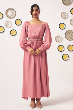 Nyra Dusty Rose Maxi Dress
