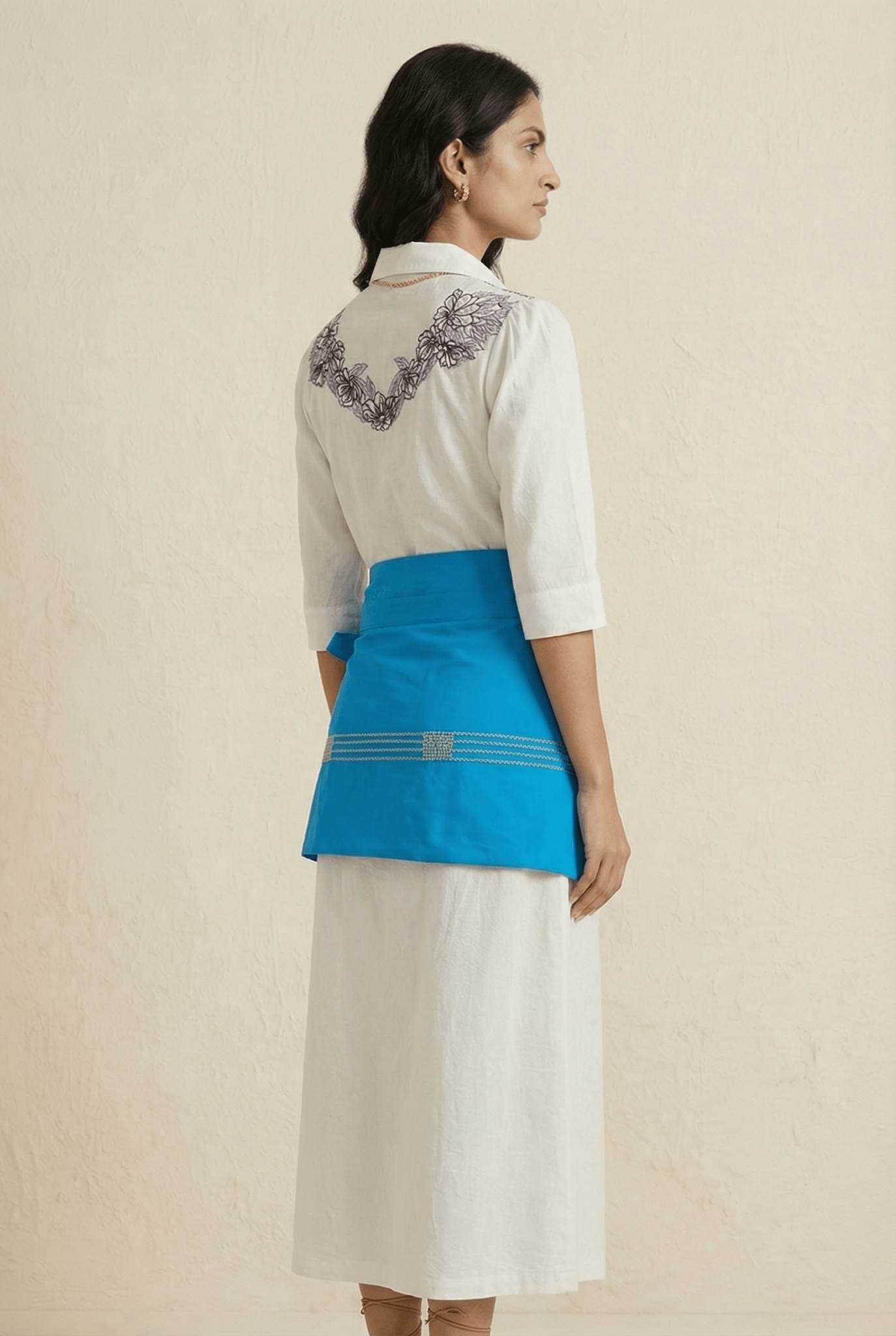 Obi Belt dragonfly Embroiderd Motifs And Belt Knot - Western Era Belt for women