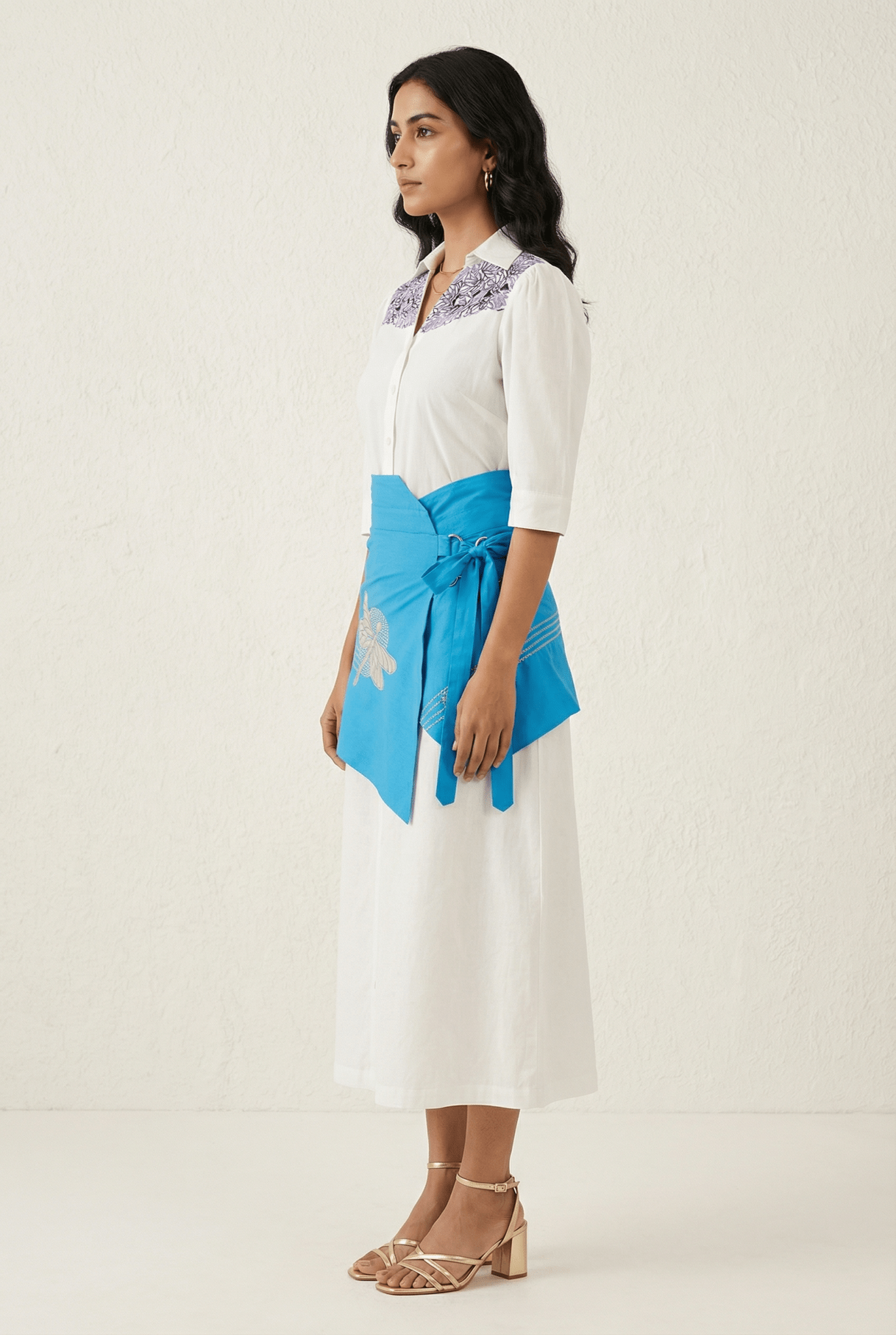 Obi Belt dragonfly Embroiderd Motifs And Belt Knot - Western Era Belt for women