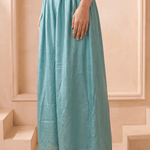 Ocean Whisper Wide Leg Flared Trouser - Western Era Bottoms for women