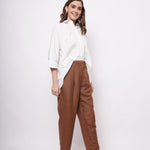 Office Wear Oversized High Low White Shirt - Western Era Tops for women