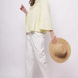 Office Wear Pintuck Mint Green Top - Western Era Tops for women