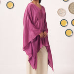 Orchid Flow Draped Kaftan - Western Era Tops for women