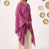 Orchid Flow Draped Kaftan - Western Era Tops for women