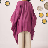 Orchid Flow Draped Kaftan - Western Era Tops for women