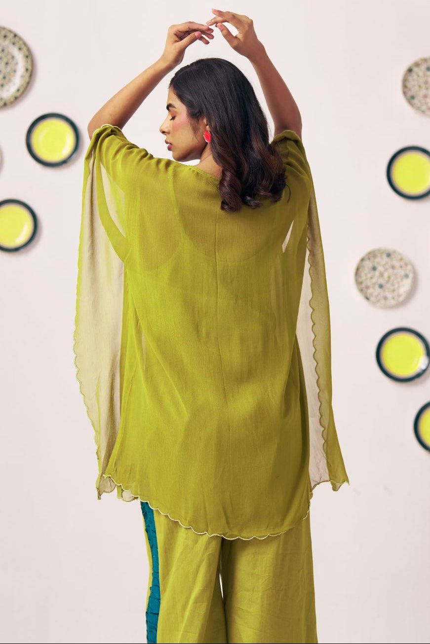 Orina Kaftan Set with Side Ruching Trouser - Western Era Co - ord set for women