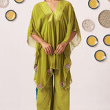 Orina Kaftan Set with Side Ruching Trouser - Western Era Co - ord set for women