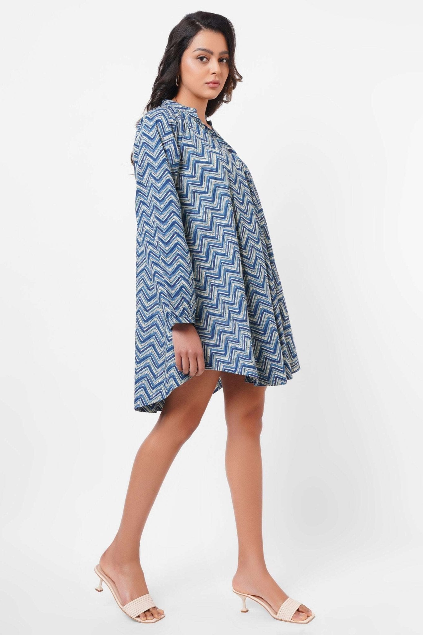 Oversized Event Wear Dress With Pockets - Western Era Dresses for women