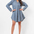 Oversized Event Wear Dress With Pockets - Western Era Dresses for women