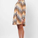 Oversized Event Wear Ikat Dress - Western Era Dresses for women