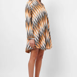 Oversized Event Wear Ikat Dress - Western Era Dresses for women