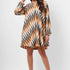 Oversized Event Wear Ikat Dress - Western Era Dresses for women