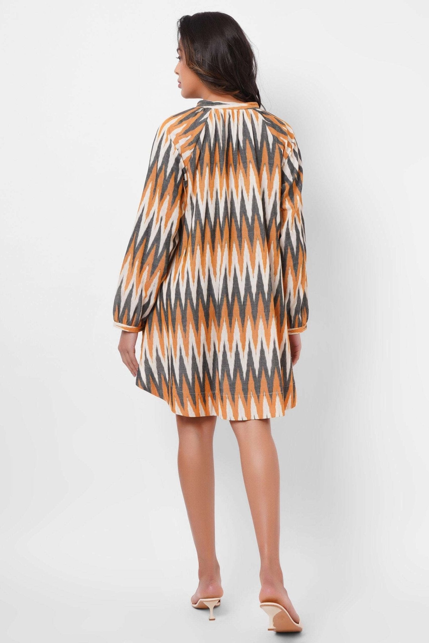 Oversized Event Wear Ikat Dress - Western Era Dresses for women