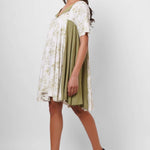 Oversized Flared Printed Dress - Western Era Dresses for women