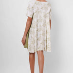 Oversized Flared Printed Dress - Western Era Dresses for women