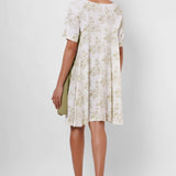 Oversized Flared Printed Dress - Western Era Dresses for women