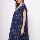 Patch Embroidered Oversized Dress - Western Era Dresses for women