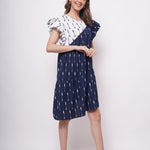 Patch Embroidered Oversized Dress - Western Era Dresses for women