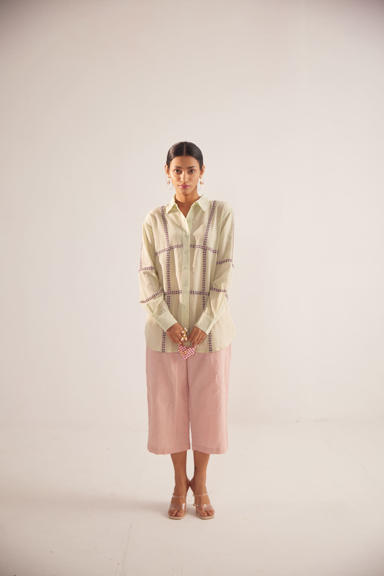 Peach Pleated Trousers - Western Era trousers for women