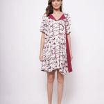 Picnic Wear Oversized Tie Dye Dress - Western Era Dresses for women