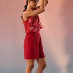 Pleated Vacation Shorts - Western Era shorts for women