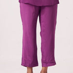 Plum Full Length Regular Trouser - Western Era trousers for women
