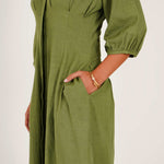 Poplin Box Pleat Dress - Western Era for women