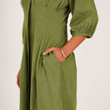 Poplin Box Pleat Dress - Western Era for women