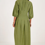 Poplin Box Pleat Dress - Western Era for women