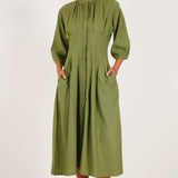 Poplin Box Pleat Dress - Western Era for women