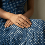 Printed Gathered Panel Dress With Designer Neck - Western Era Dresses for women
