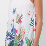 Resort Wear One Shoulder Floral Print Short Dress - Western Era Dresses for women