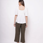 Resort Wear White Print Top - Western Era Tops for women