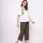 Resort Wear White Print Top - Western Era Tops for women