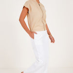 Sandstone Zip Jacket - Western Era Tops for women