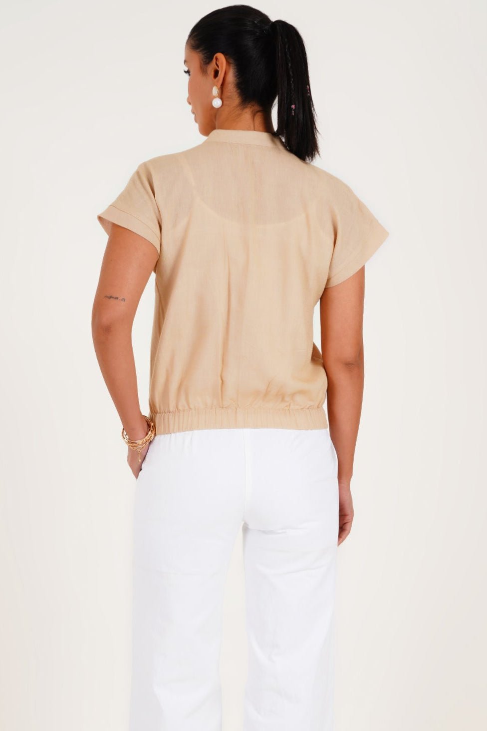 Sandstone Zip Jacket - Western Era Tops for women