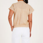 Sandstone Zip Jacket - Western Era Tops for women