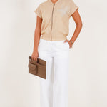 Sandstone Zip Jacket - Western Era Tops for women