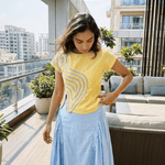 Sculptural Design Maze Corded Shell Top - Western Era Tops for women