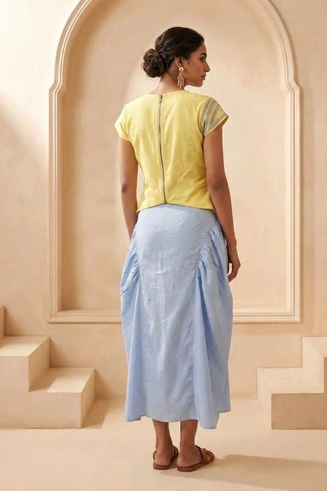 Sculptural Design Maze Corded Shell Top - Western Era Tops for women