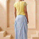 Sculptural Design Maze Corded Shell Top - Western Era Tops for women