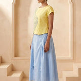 Sculptural Design Maze Corded Shell Top - Western Era Tops for women