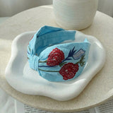 Sky Botanica Handmade Embroidery Headband - Western Era for women