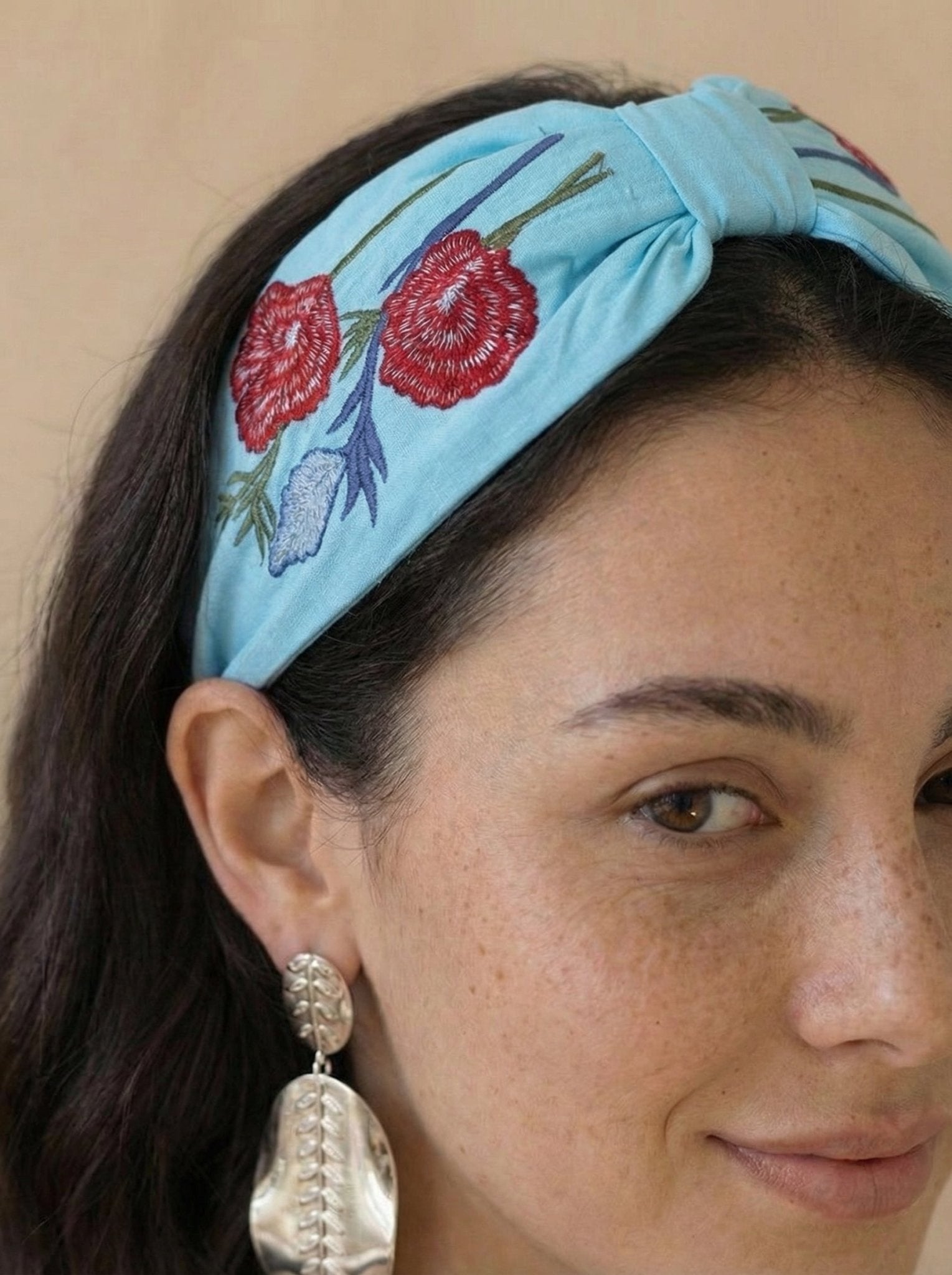 Sky Botanica Handmade Embroidery Headband - Western Era for women