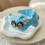 Sky - High Heritage Hand Embroidered Headband - Western Era for women